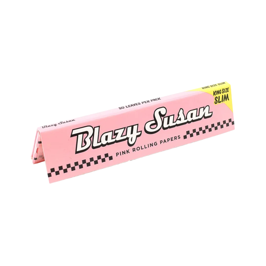 Blazy King Size Slim Pink Rolling Papers