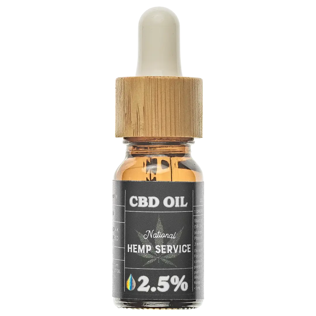 CBD Oil | 2.5% | Mild - Buy Premium CBD Online National Hemp Service CBD Oil | 2.5% | Mild - Buy Premium CBD Online National Hemp Service