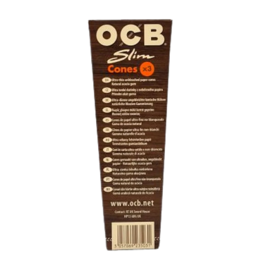 OCB Virgin King-Size Slim Pre-Rolled Cones (3 pack)