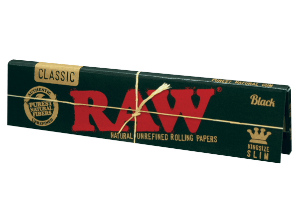 RAW Black Classic Kingsize Slim Rolling Papers