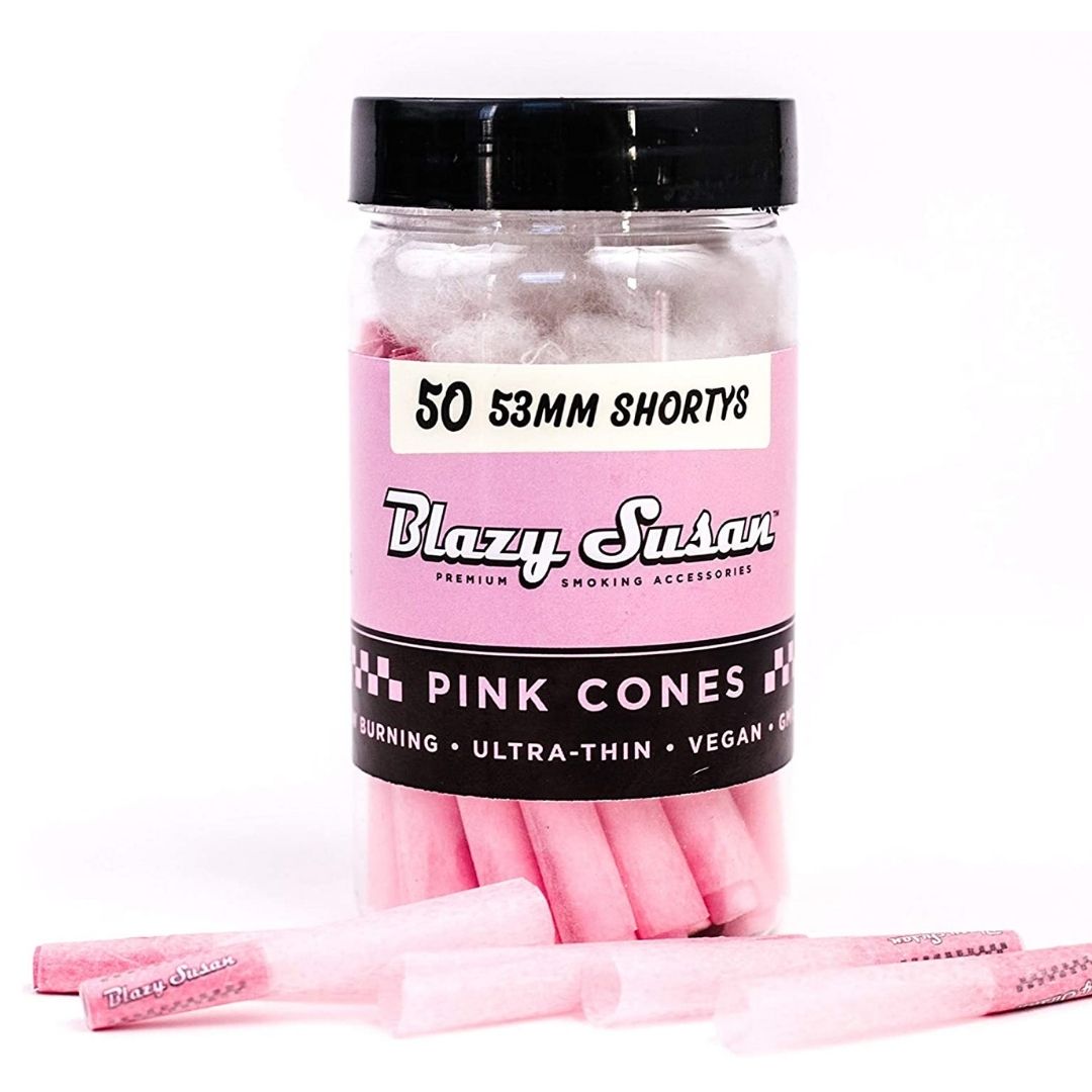 Shorty Pink Pre Rolled Cones | 50 Pack Blazy Susan