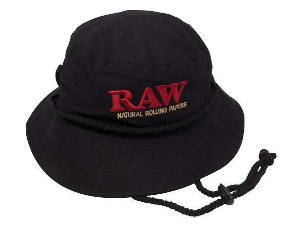 RAW 'Smokermans' Bucket Hat - Black
