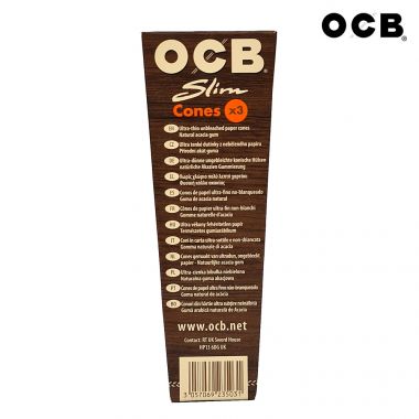 OCB Virgin King-Size Slim Pre-Rolled Cones (3 pack) OCB