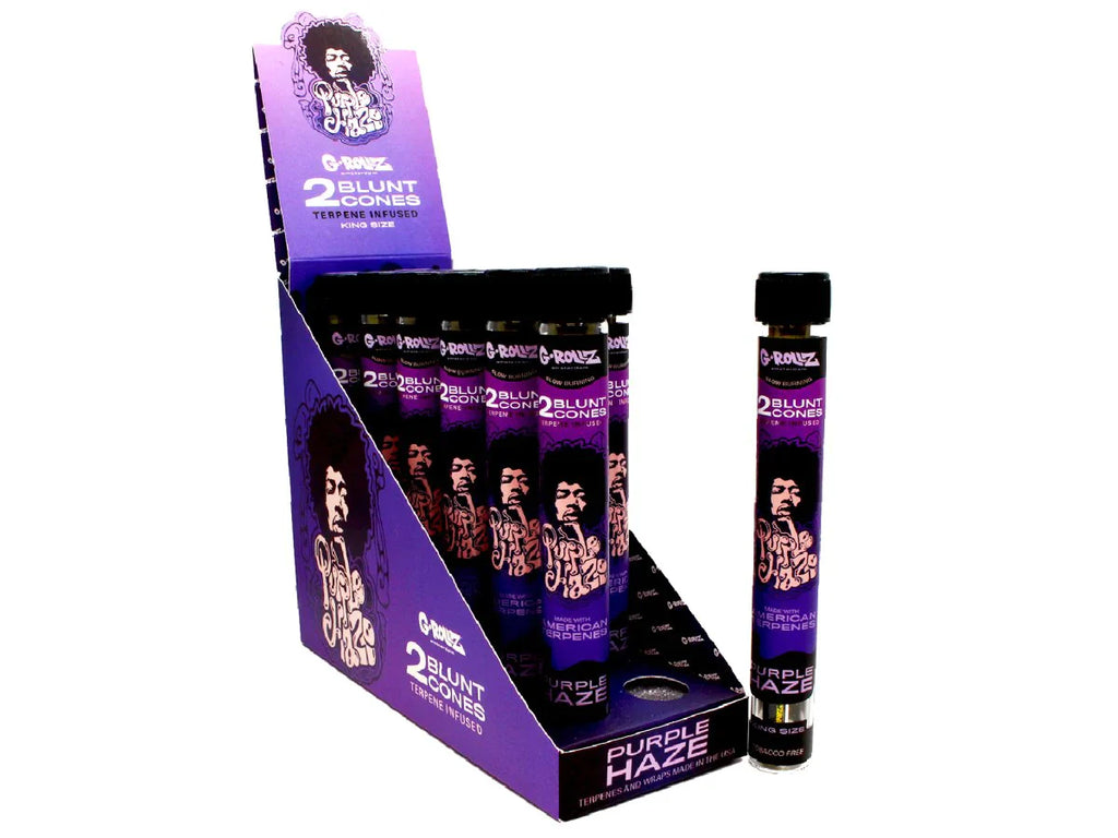 Purple Haze Terpene Blunt Cone | 2 Pack G-Rollz