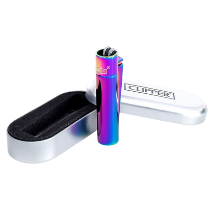 Metal Clipper Lighter + Tin Clipper