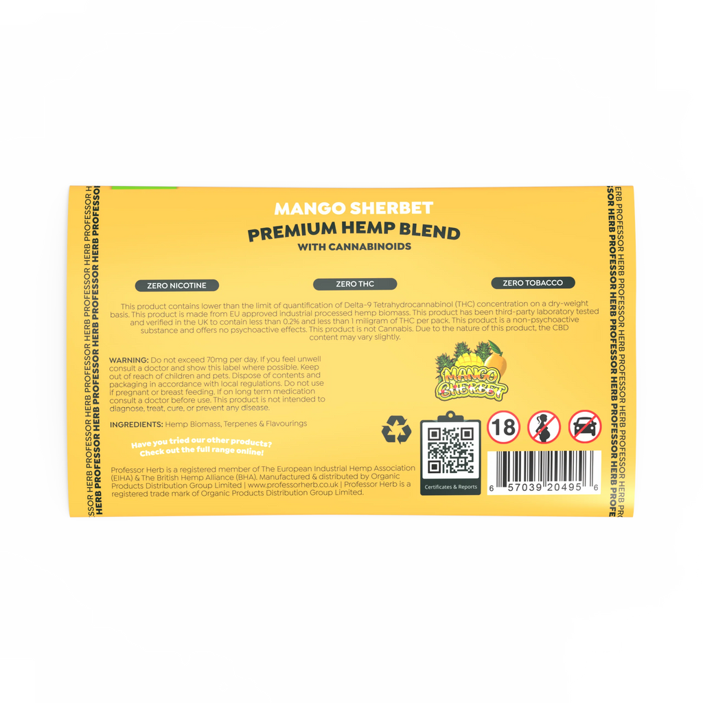 Premium Hemp Blend | Mango Sherbet (20g)