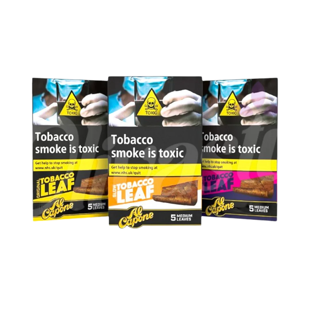 Al Capone Tobacco Leaf Blunt Wraps | 5 Pack