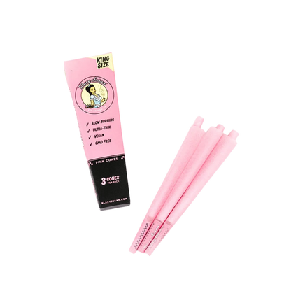 King Size Pink Pre Rolled Cones