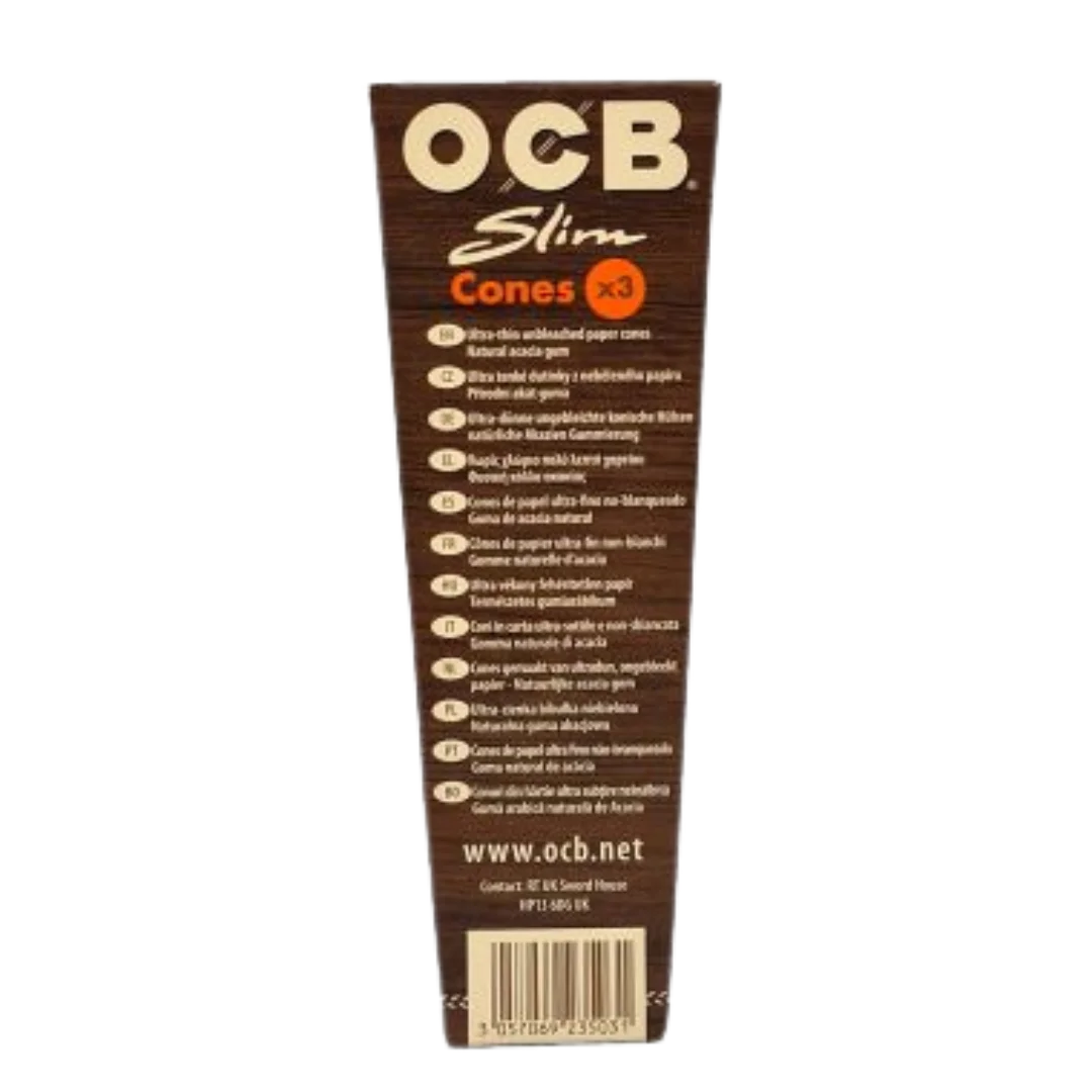 OCB Virgin King-Size Slim Pre-Rolled Cones (3 pack)