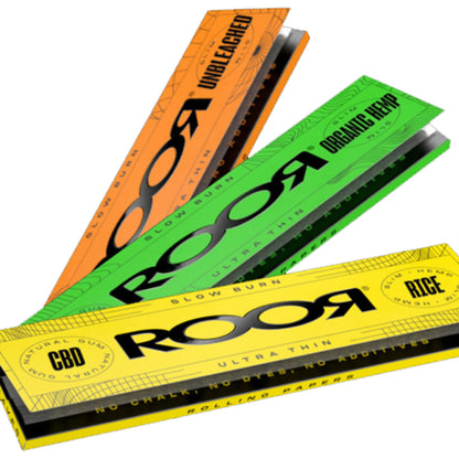 CBD Infused King Slim Rolling Papers ROOR