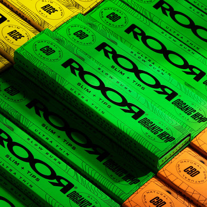 CBD Infused King Slim Rolling Papers ROOR