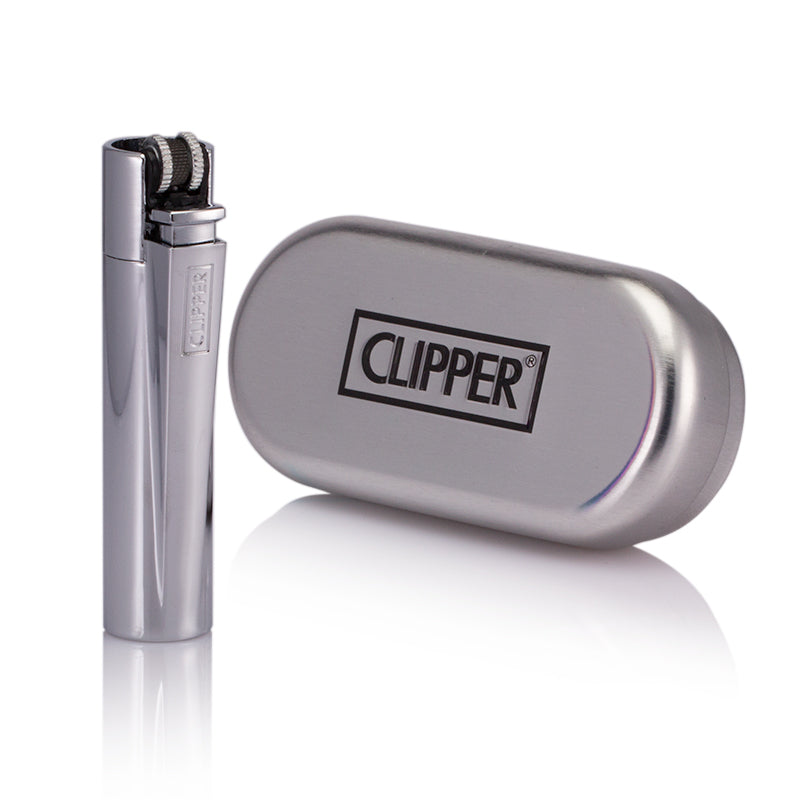 Metal Clipper Lighter + Tin Clipper