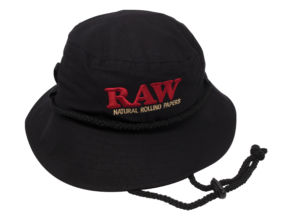 RAW 'Smokermans' Bucket Hat - Black RAW