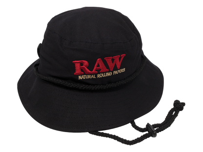 RAW 'Smokermans' Bucket Hat - Black RAW